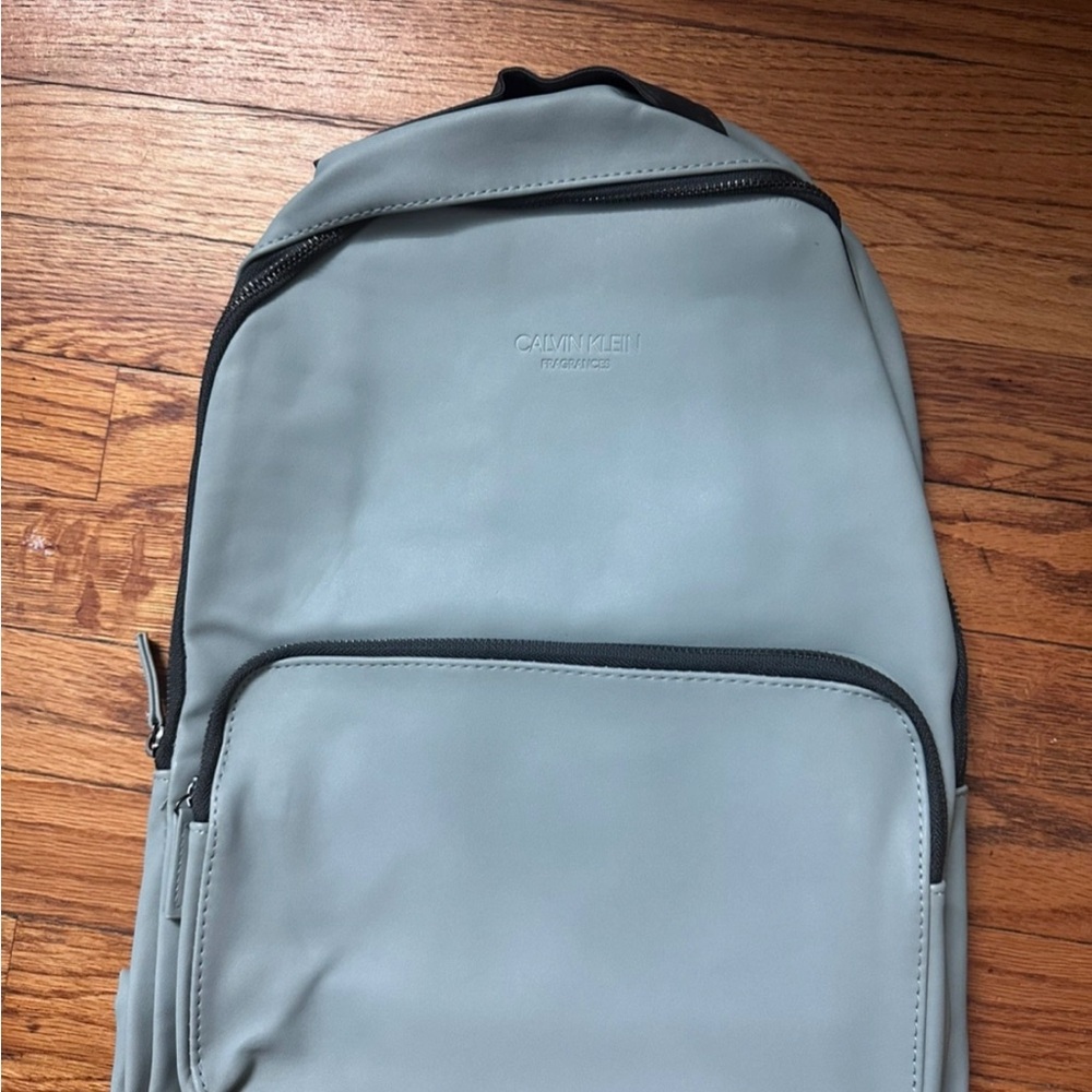 Calvin Klein Gray Backpack Modern Design